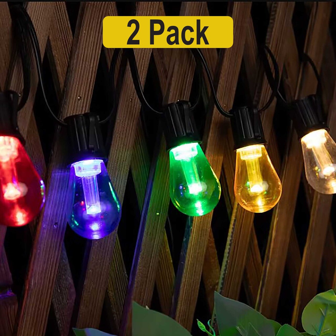 Elegant 10 LED Outdoor String Lights – Plug-In, Patio & Garden Decor